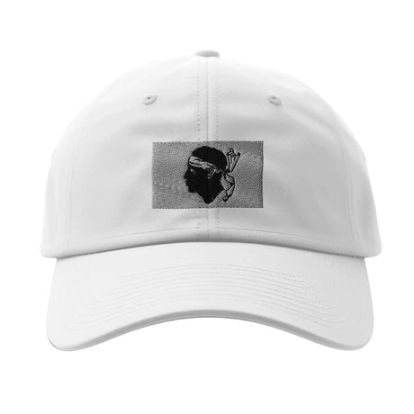 Casquette drapeau corse coton brodée au style épuré