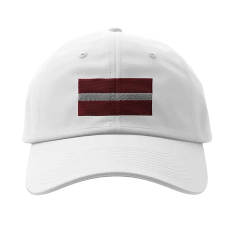 Casquette drapeau de la lettonie - pixelformaflag