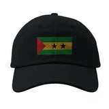 Casquette drapeau de sao tomé-et-principe - pixelformaflag