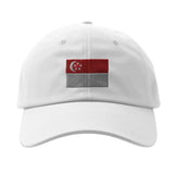 Casquette Drapeau de Singapour - Pixelforma 