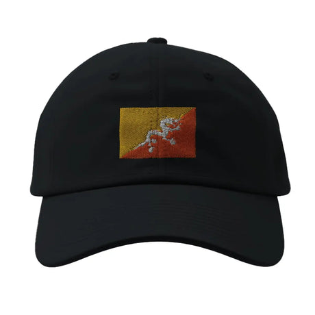 Casquette drapeau du bhoutan - pixelformaflag