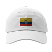 Casquette drapeau équateur coton brodée confortable