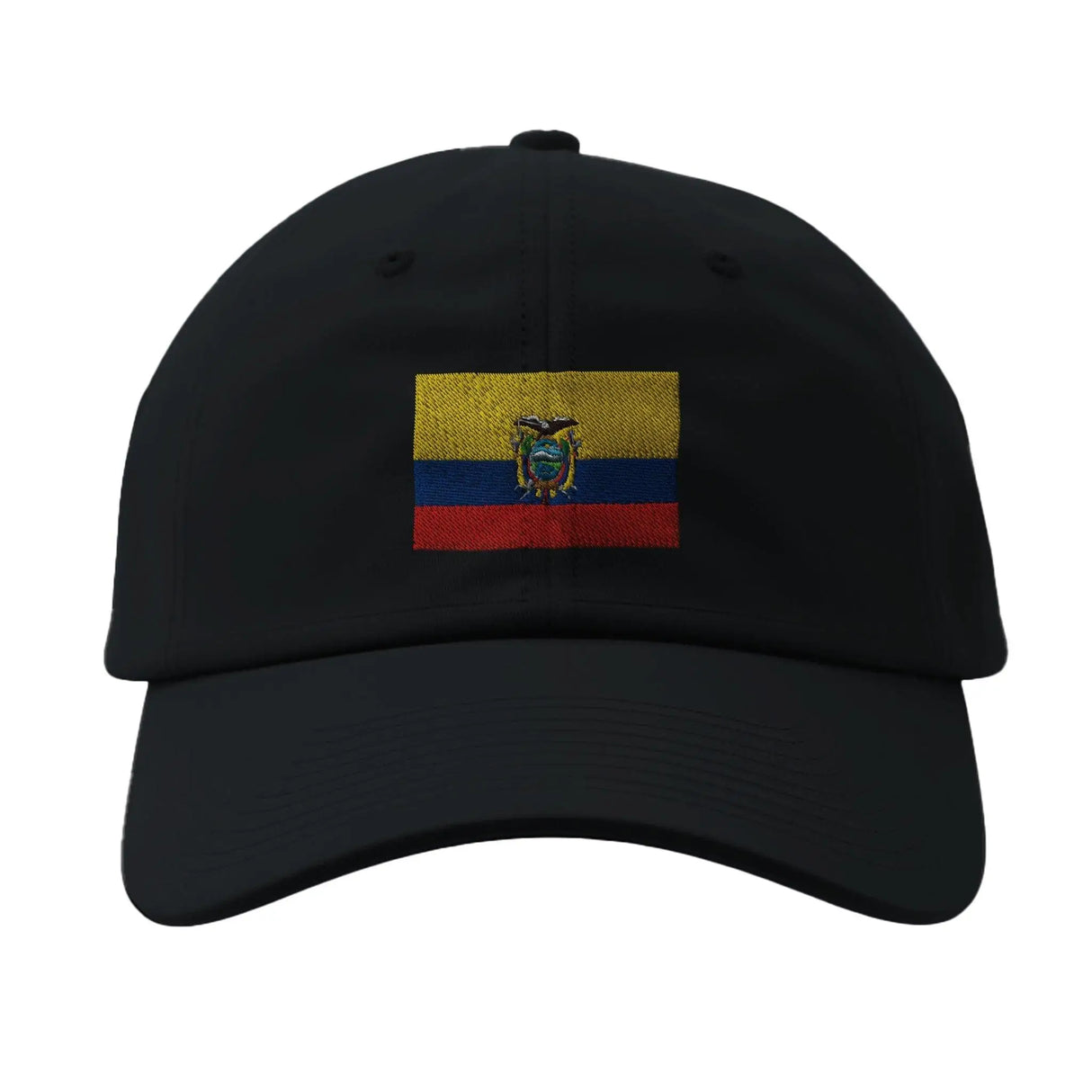 Casquette drapeau équateur coton brodée confortable