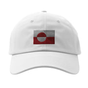 Casquette drapeau groenland coton brodée couleurs vives