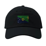 Casquette drapeau île christmas coton broderie durable