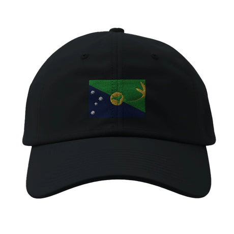 Casquette drapeau île christmas coton broderie durable