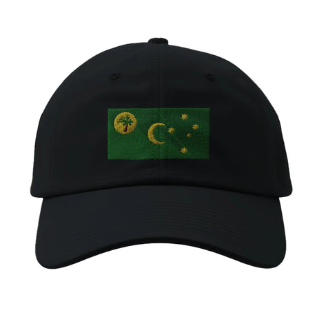 Casquette drapeau îles cocos coton broderie confortable