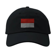Casquette drapeau indonésie coton broderie confortable