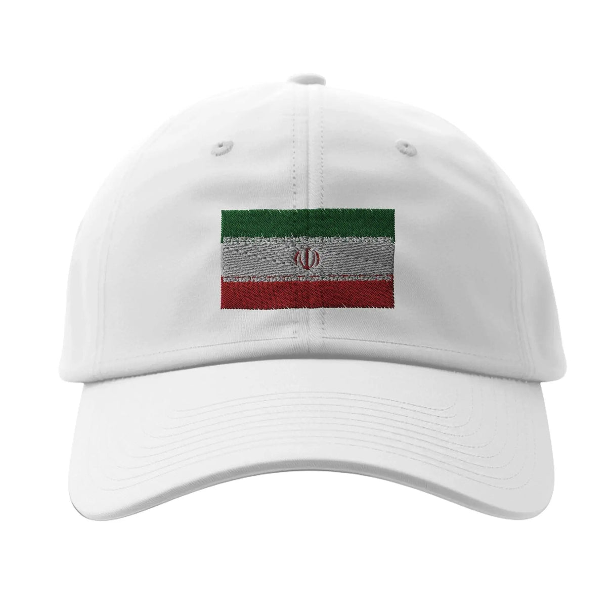 Casquette drapeau iran coton broderie design épuré