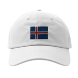 Casquette drapeau islande coton brodée usage quotidien