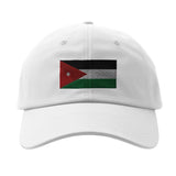 Casquette drapeau jordanie coton brodée couleurs épurées