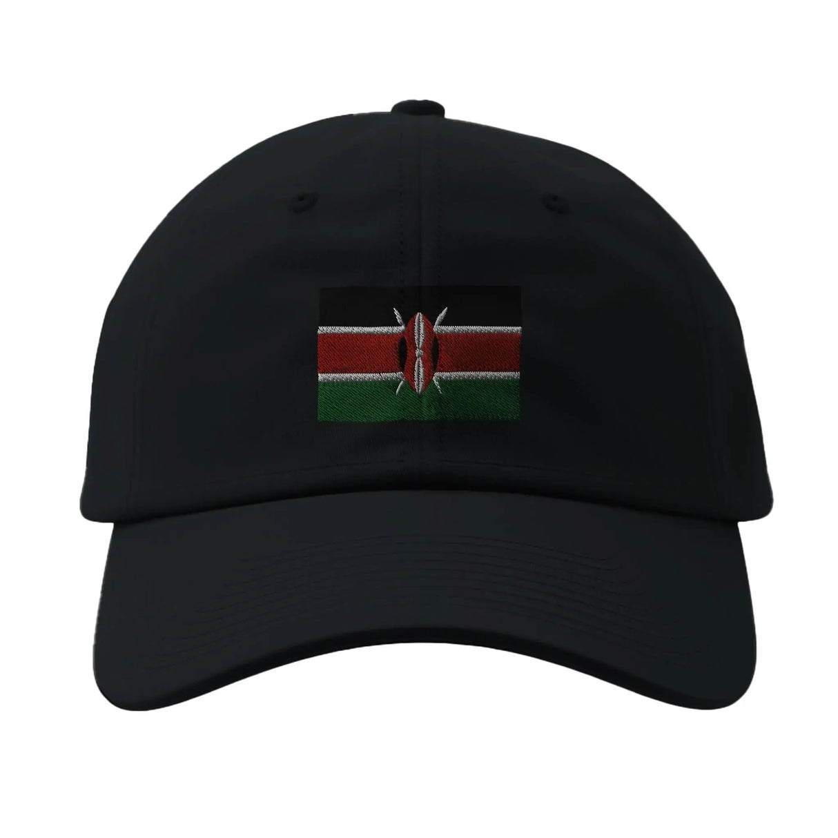Casquette drapeau kenya coton broderie couleurs vives