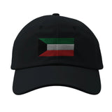Casquette drapeau koweït coton broderie confortable