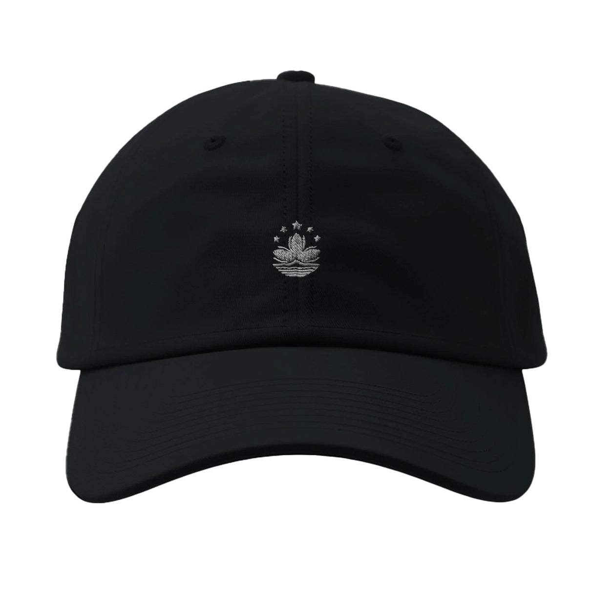Casquette drapeau macao coton broderie style épuré