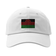 Casquette drapeau malawi coton brodée couleurs confort