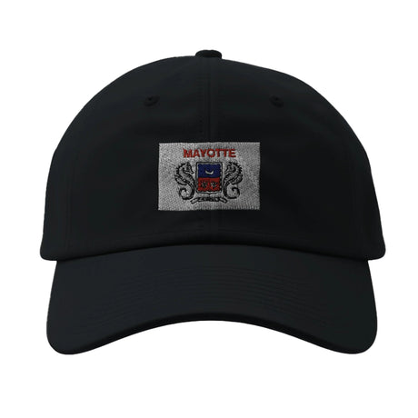 Casquette drapeau mayotte coton brodé matériau durable