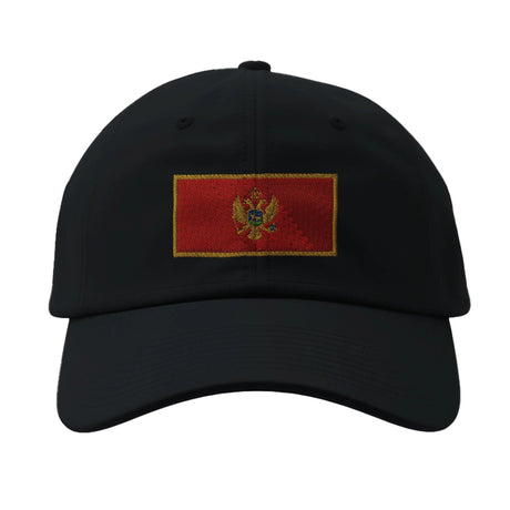 Casquette drapeau monténégro coton broderie confortable
