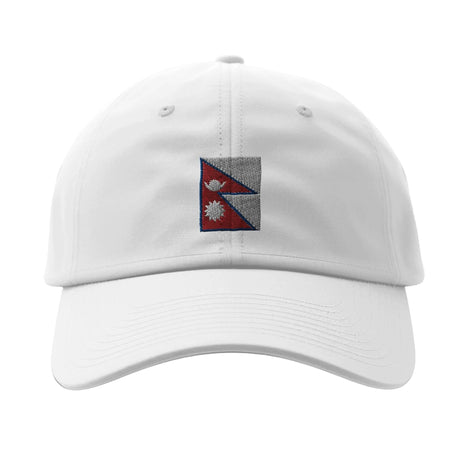 Casquette drapeau népal coton broderie confortable