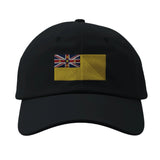 Casquette drapeau niue coton brodée pour usage quotidien