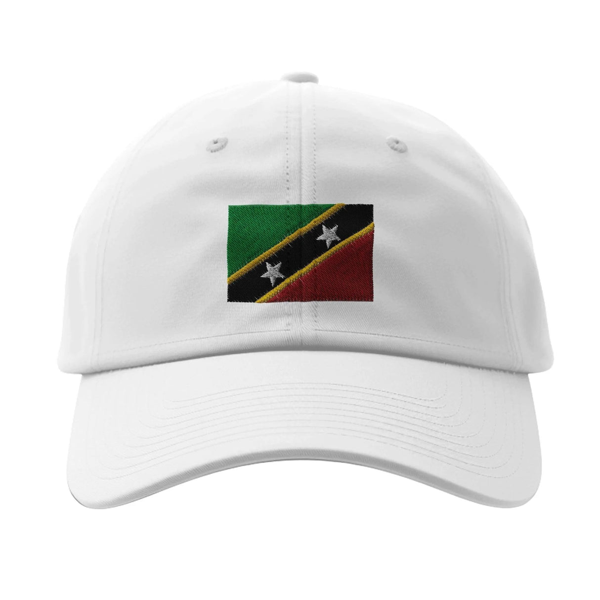 Casquette drapeau saint-christophe-et-niévès coton brodée