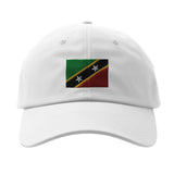 Casquette drapeau saint-christophe-et-niévès coton brodée