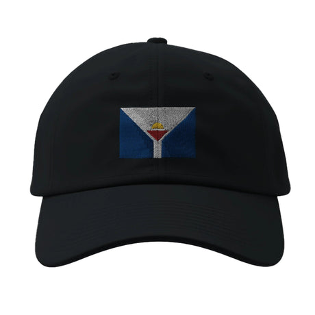 Casquette drapeau saint-martin coton brodée confortable