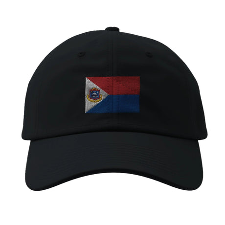 Casquette drapeau saint-martin coton broderie durable