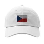 Casquette drapeau tchéquie coton broderie confortable