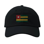 Casquette drapeau togo coton brodée pour usage quotidien