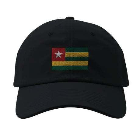 Casquette drapeau togo coton brodée pour usage quotidien