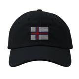 Casquette îles féroé coton brodée motif drapeau durable
