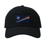 Casquette îles marshall coton brodée au design épuré
