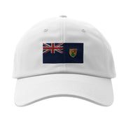 Casquette îles turques-et-caïques coton broderie élégante