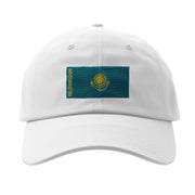 Casquette kazakhstan coton brodée couleur bleu durable