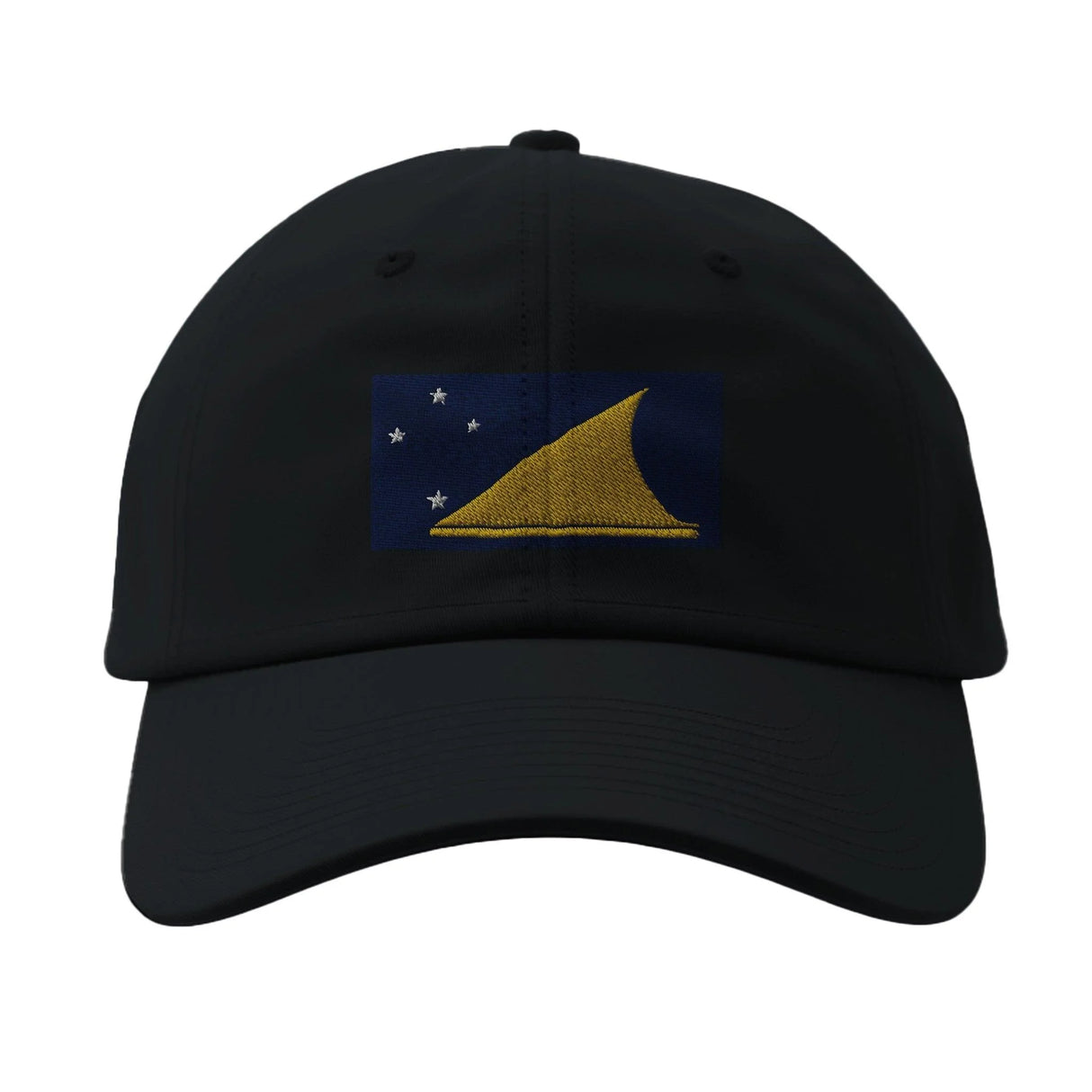 Casquette tokelau coton brodée confortable couleur bleu