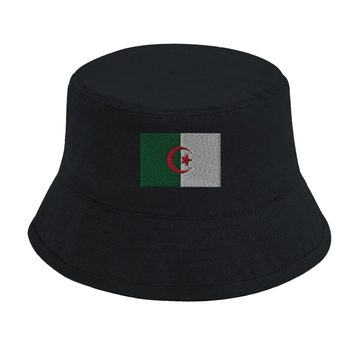 Chapeau bob algérie brodé en coton léger et respirant