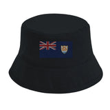Chapeau bob anguilla coton brodé couleur estivale