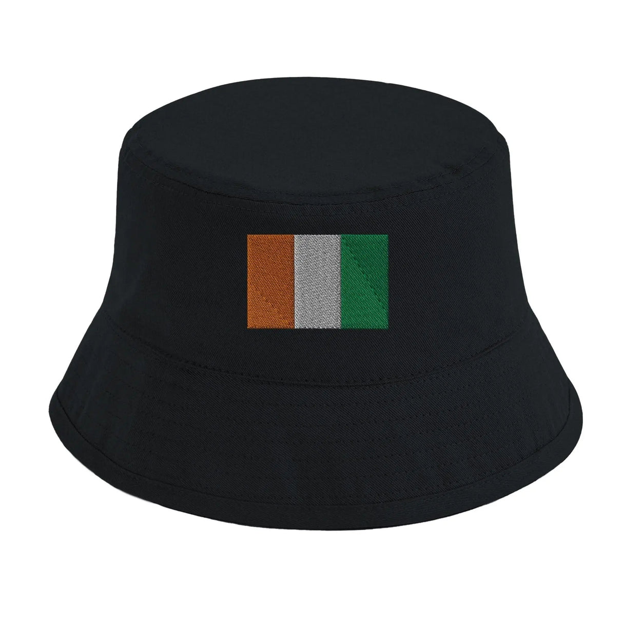Chapeau bob côte d’ivoire coton brodé couleurs estivales