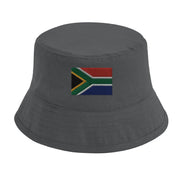 Chapeau bob drapeau afrique du sud coton brodé respirant