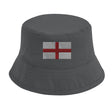 Chapeau bob drapeau angleterre coton brodé respirant