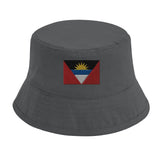 Chapeau bob drapeau antigua-et-barbuda coton brodé
