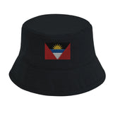 Chapeau bob drapeau antigua-et-barbuda coton brodé