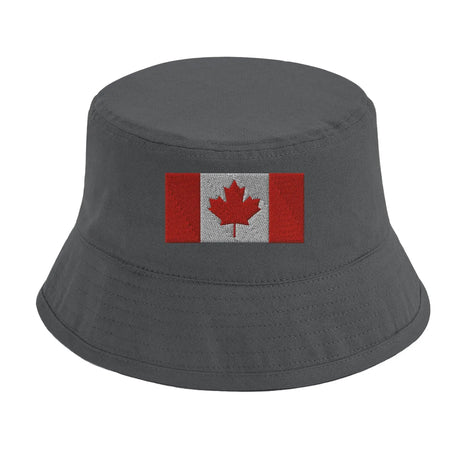 Chapeau bob drapeau canada brodé coton excellente respirabilité