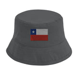 Chapeau bob drapeau chili coton brodé excellente respirabilité