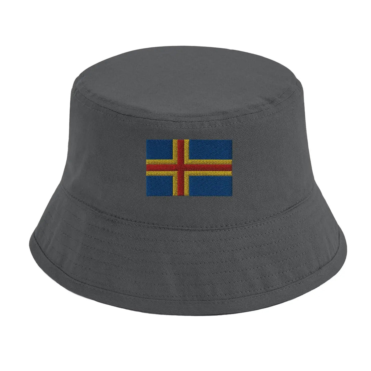 Chapeau bob drapeau d’åland - pixelformaflag