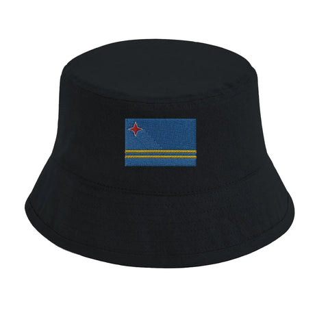 Chapeau bob drapeau d’aruba - pixelformaflag