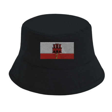 Chapeau bob drapeau de gibraltar - pixelformaflag