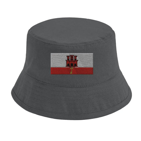 Chapeau bob drapeau de gibraltar - pixelformaflag