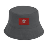 Chapeau bob drapeau de hong kong - pixelformaflag