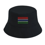 Chapeau bob drapeau de la gambie - pixelformaflag